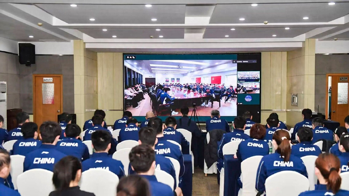 国乒封闭集训备战伦敦世乒赛 教练组首次完整亮