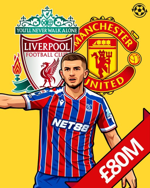 利物浦瞄准水晶宫中场沃顿 英超中场争夺白热化